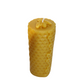 Tall bee pillar candle