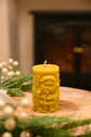Jolly Santa candle