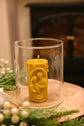 Nativity pillar candle